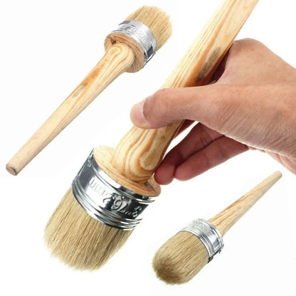ウッドケア 丸ブラシ｜40mm